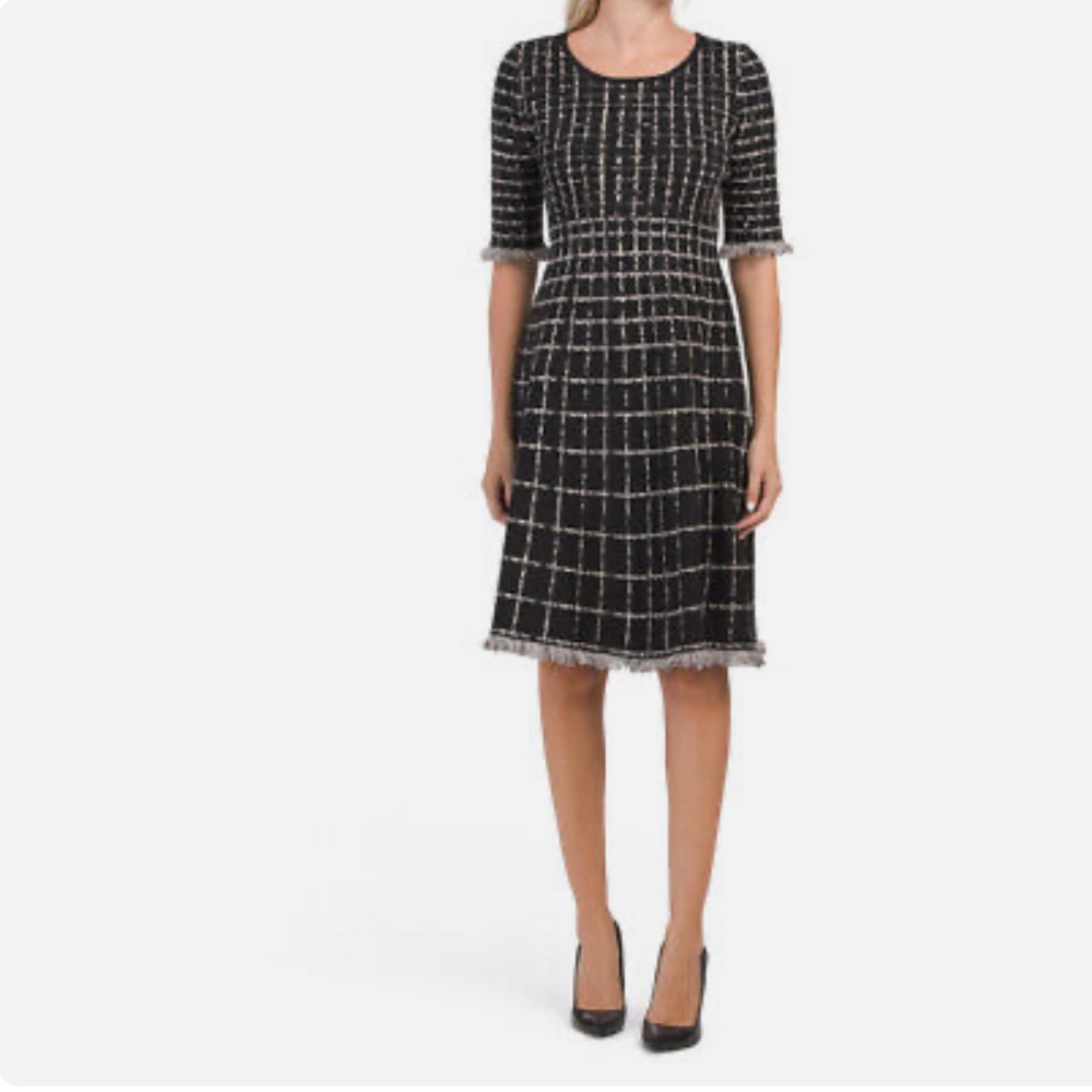 Taylor Women's Sweaterdress Black Size Small - Picture 5 of 9